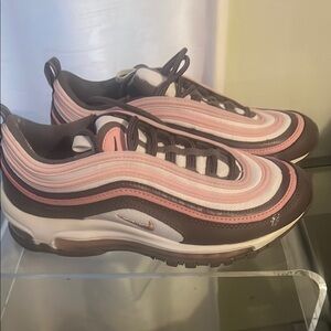 Nike Air Max 97 in Pink and Brown
